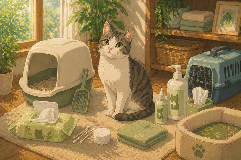 Artículos sanitarios para gatos
