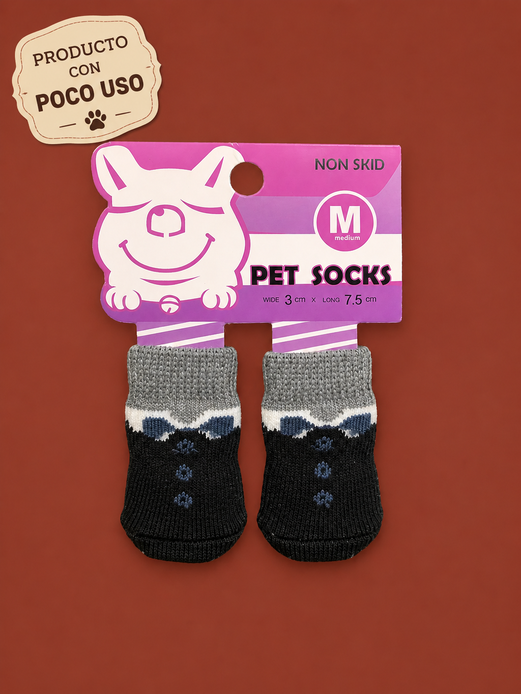 Calcetines Antideslizantes – Talla M | Poco Uso 🐾