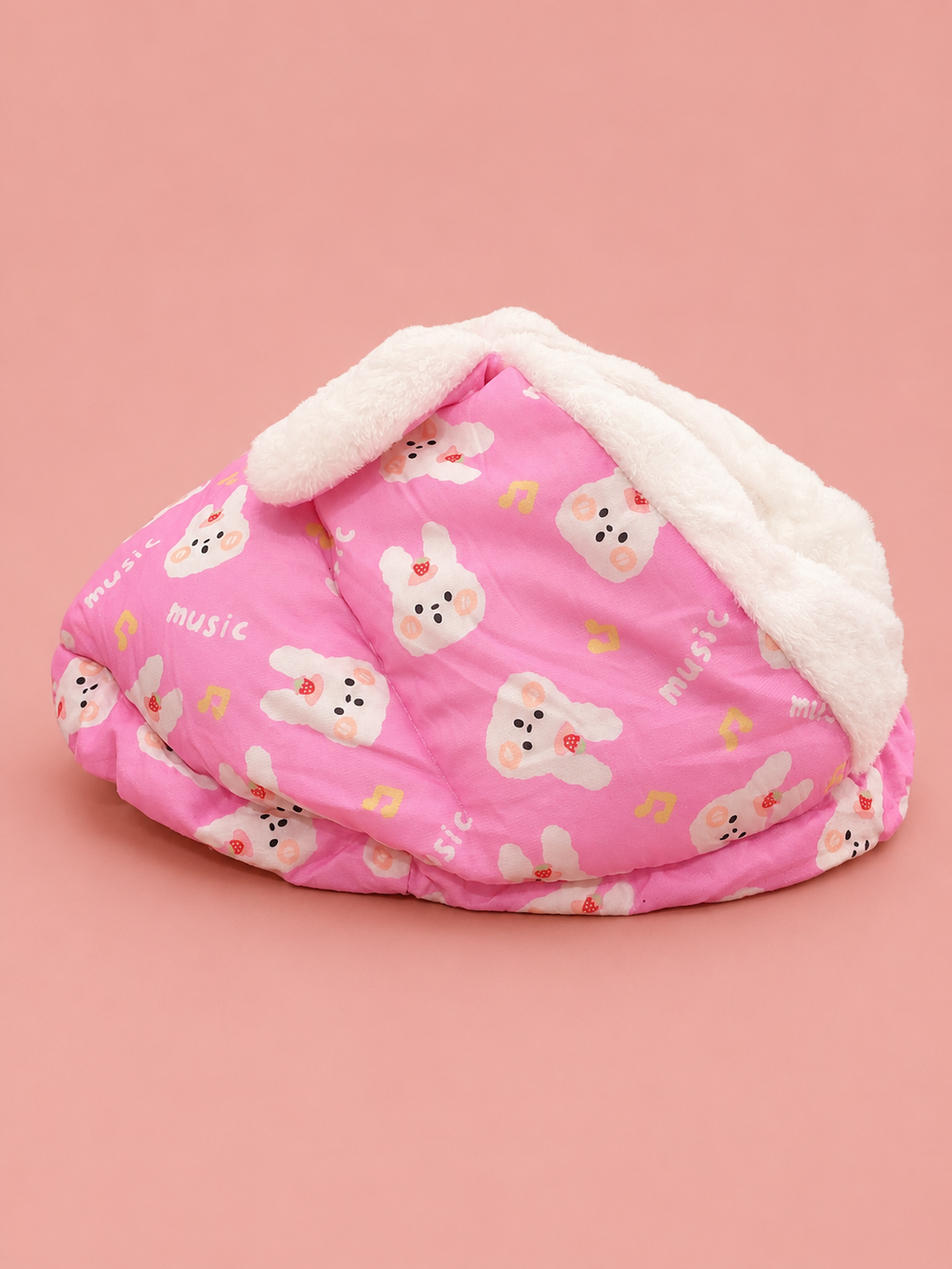 Cama cuevita para Gatos 🐾 | 🐱 Refugio Antiestrés Ultra Suave con Orejitas