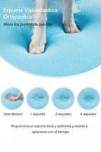 Cama Ortopédica Memory foam para Perros 🐶 – Comodidad para sus articulaciones NanaiPatitas 🐾