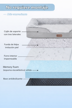 Cama Ortopédica Memory foam para Perros 🐶 – Comodidad para sus articulaciones NanaiPatitas 🐾