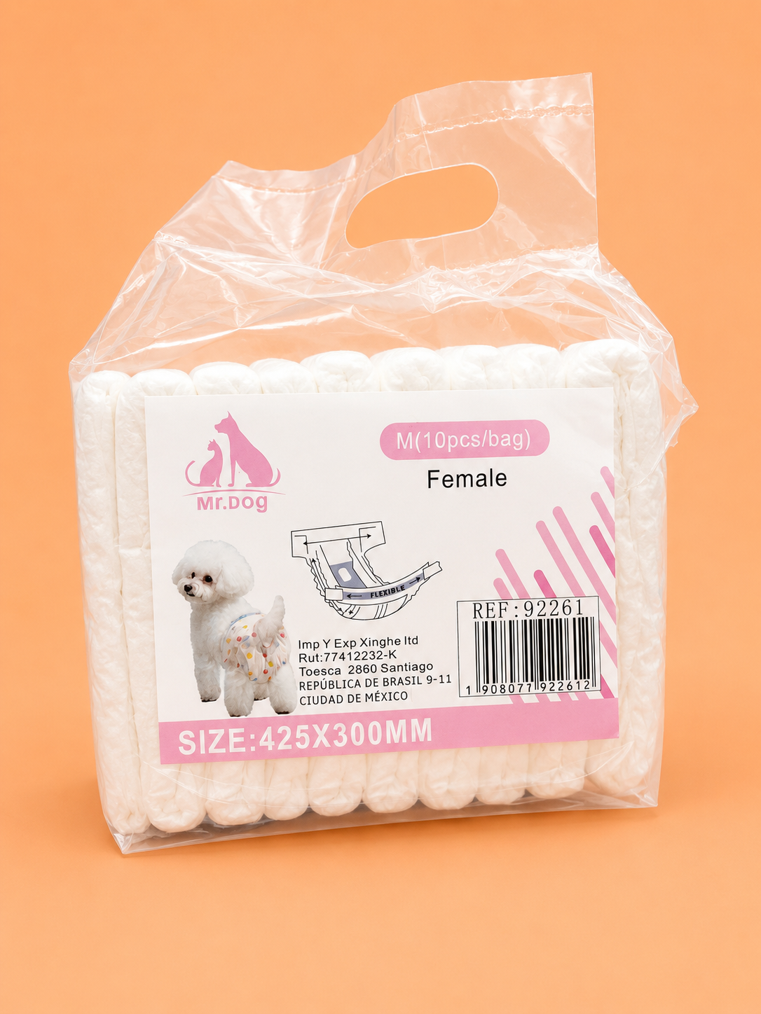 Pañales para Perrita Talla M | ✨Casi Nuevos por Cambio de Talla(9 unidades - falta 1)  🐾