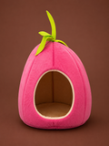 Cama para Michis forma Piña 🍍🐱 | Refugio Suave, Cálido y Adorable