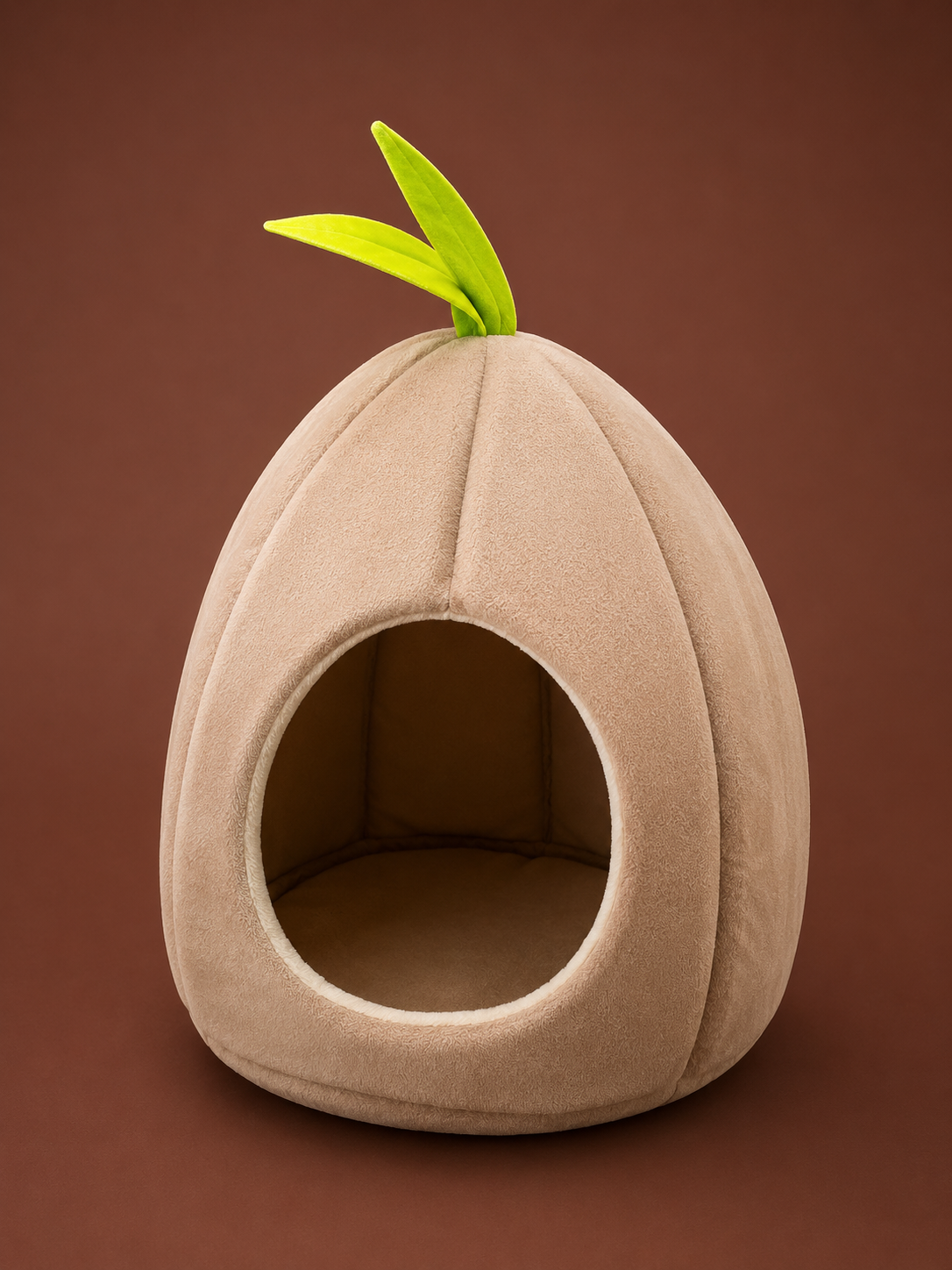 Cama para Michis forma Piña 🍍🐱 | Refugio Suave, Cálido y Adorable