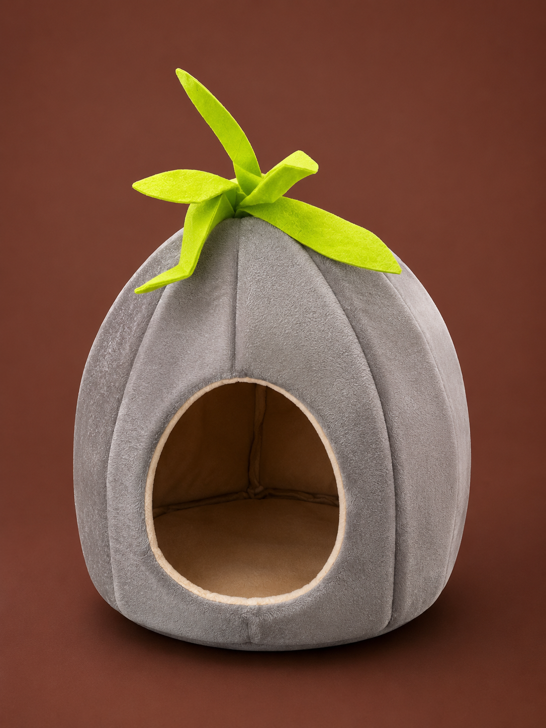 Cama para Michis forma Piña 🍍🐱 | Refugio Suave, Cálido y Adorable