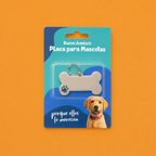 Placa para Mascotas Personalizable 🐾 | Seguridad y Estilo para tu Mejor Amigo