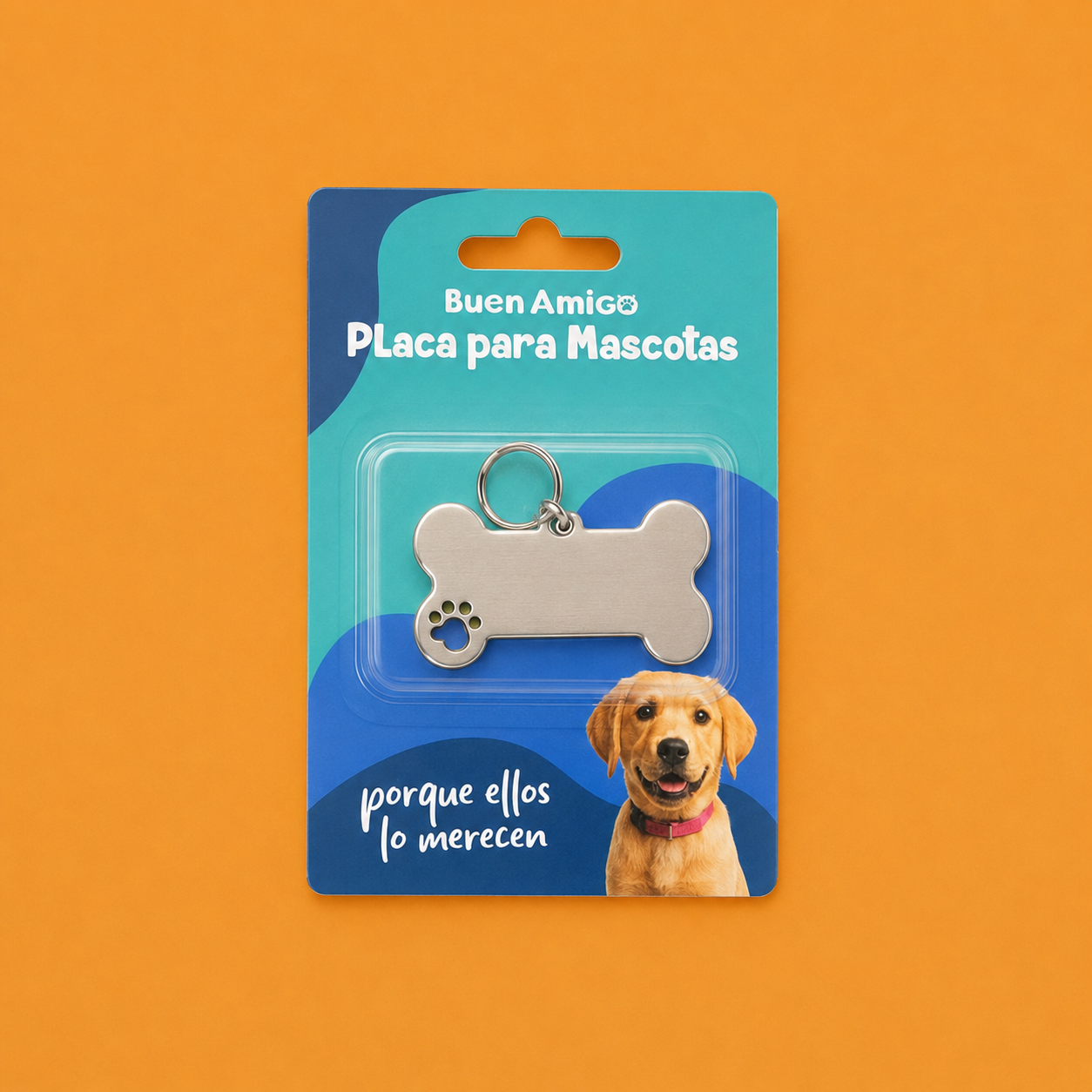 Placa para Mascotas Personalizable 🐾 | Seguridad y Estilo para tu Mejor Amigo