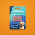Placa para Mascotas con Brillitos ✨ | Personalizable con o sin nombre | 3 Colores Disponibles