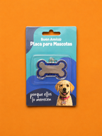 Placa para Mascotas con Brillitos ✨ | Personalizable con o sin nombre | 3 Colores Disponibles