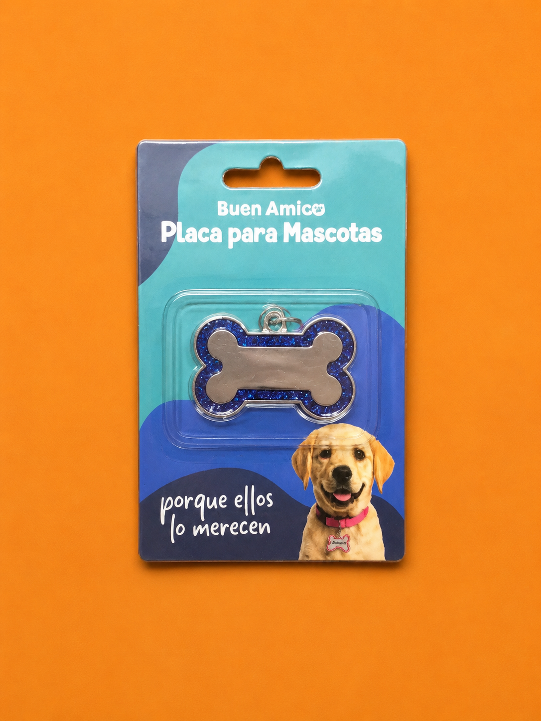 Placa para Mascotas con Brillitos ✨ | Personalizable con o sin nombre | 3 Colores Disponibles